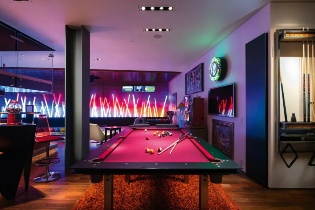 Robbie's Billiards & Game Room Design