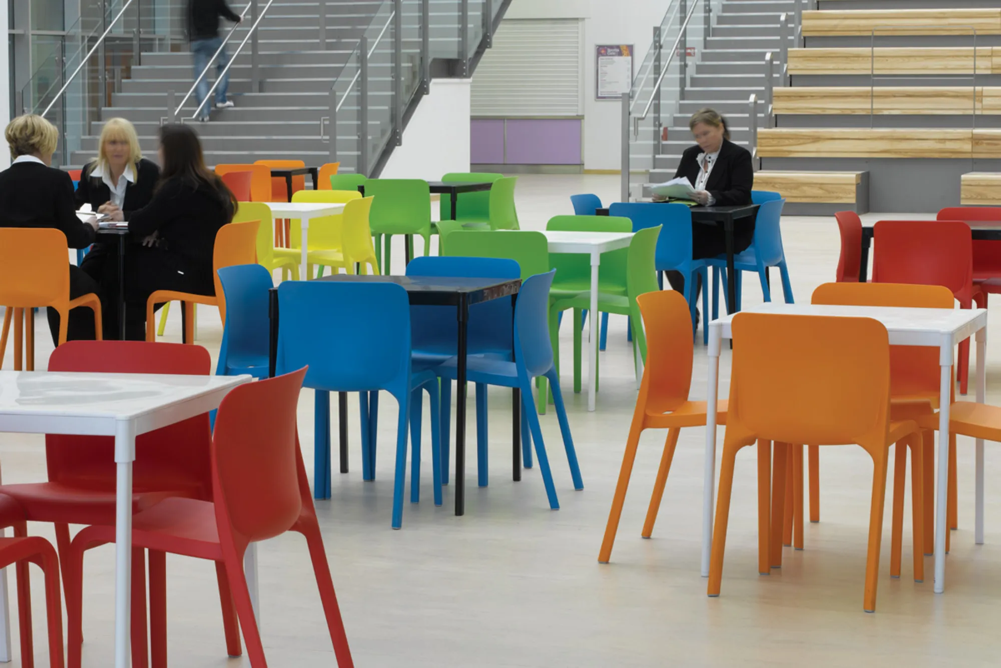Are plastic cafe chairs wholesale durable for daily use?